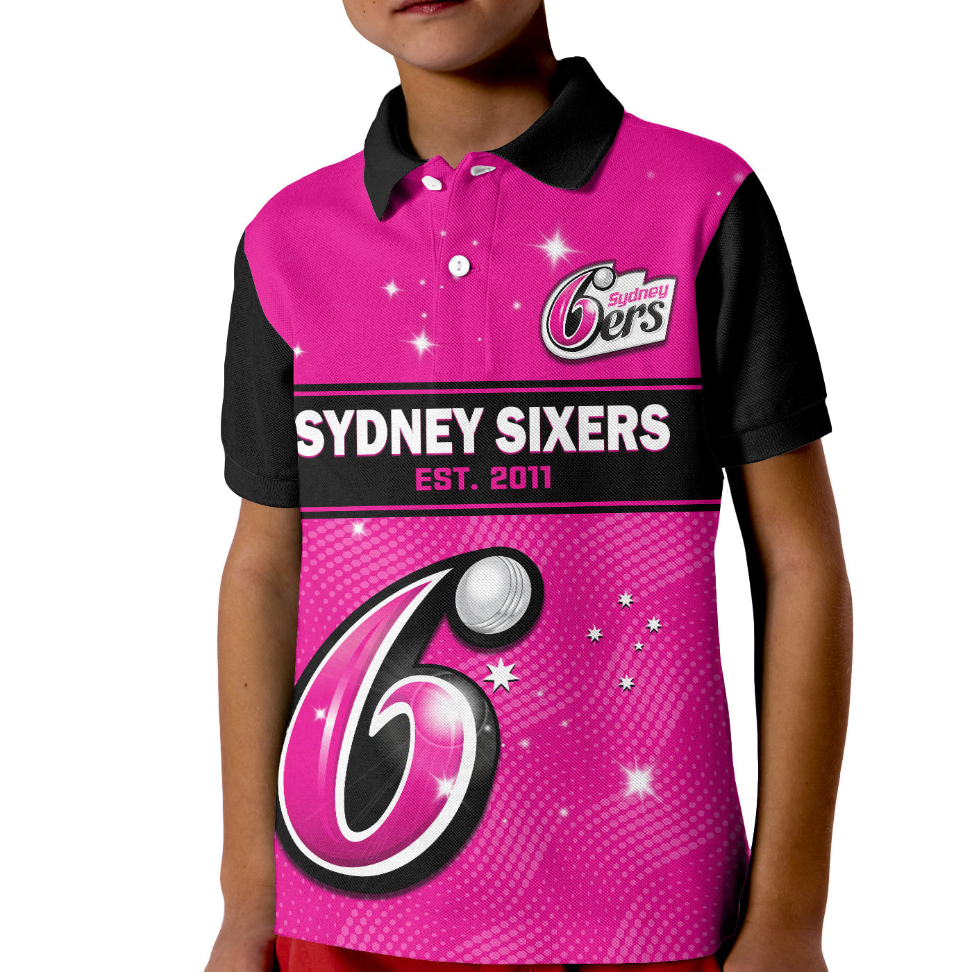 Sydney Sixers Polo Shirt Est 2011 Simple Style - Vibe Hoodie Shop