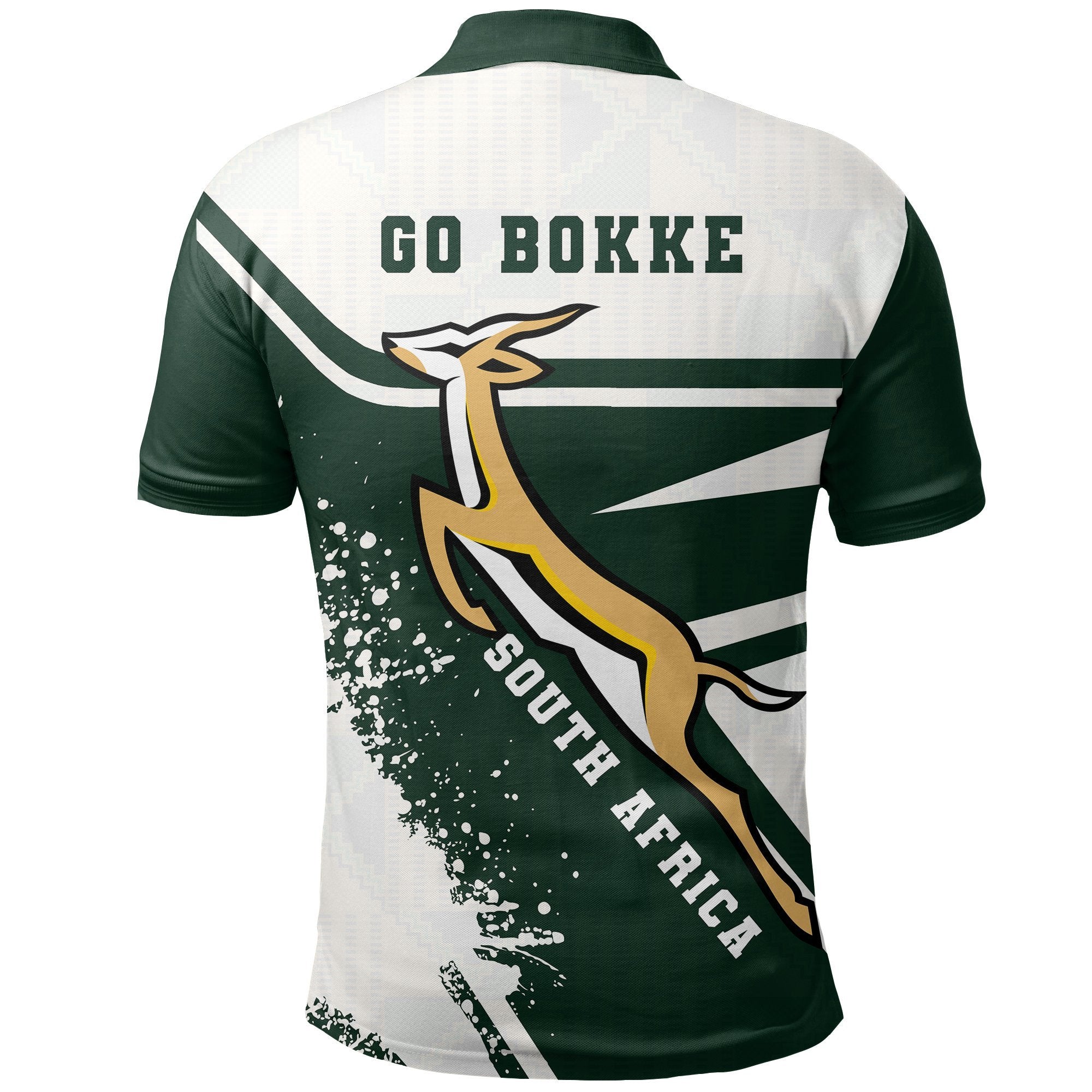 South Africa Springboks Polo - Go Bokke - Vibe Hoodie Shop