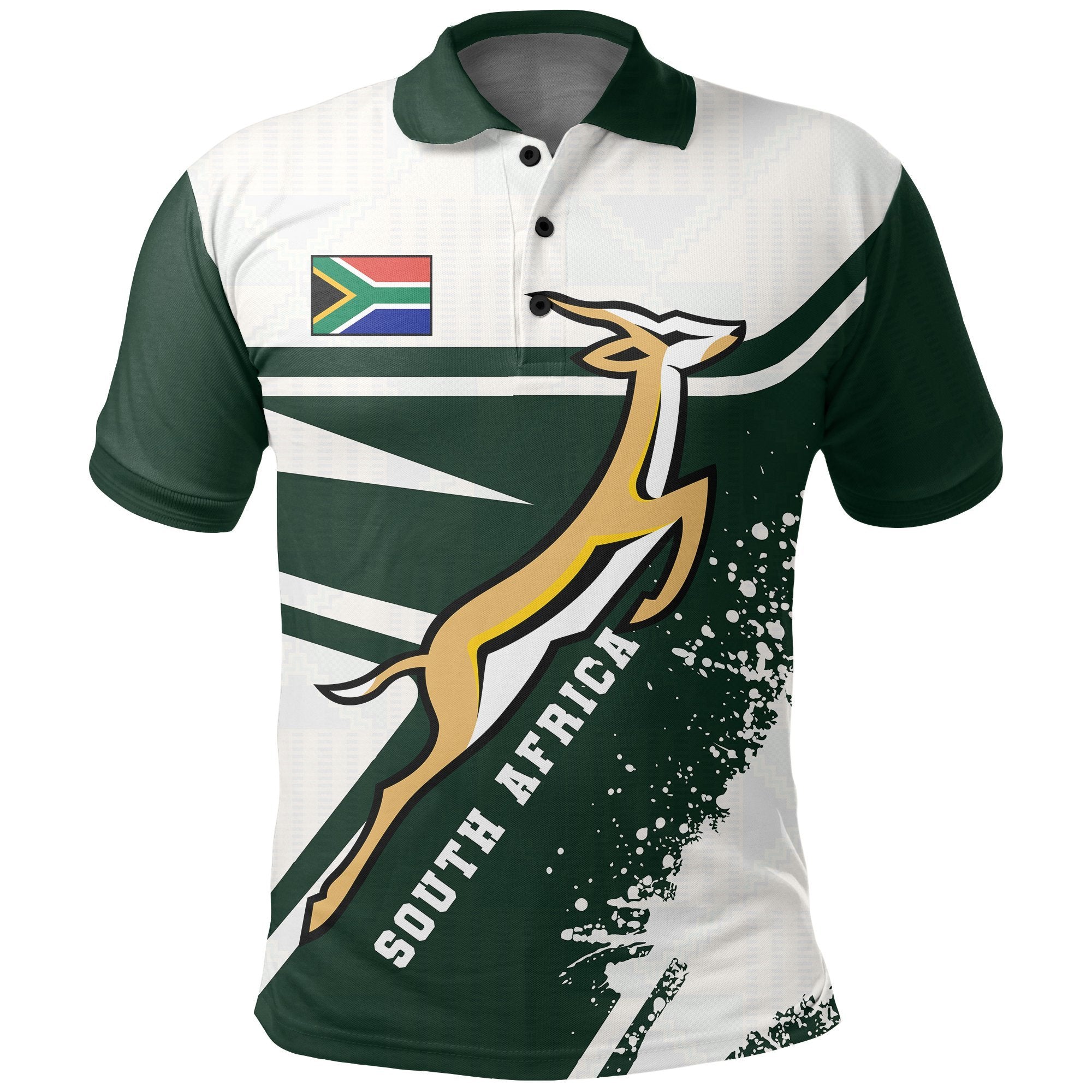 South Africa Springboks Polo - Go Bokke - Vibe Hoodie Shop