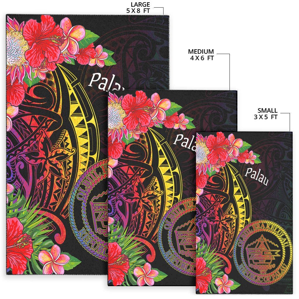 Palau Area Rug - Tropical Hippie Style - Vibe Hoodie Shop