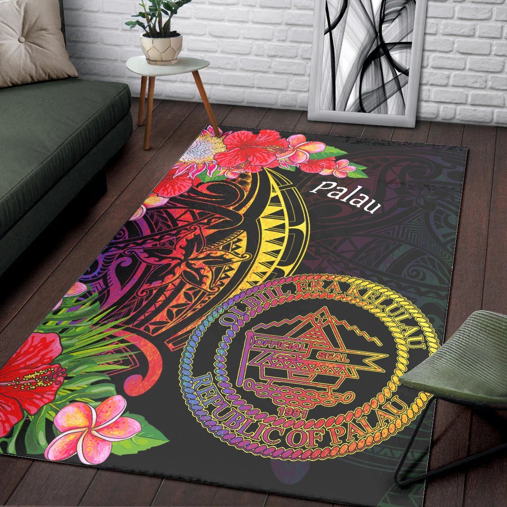 Palau Area Rug - Tropical Hippie Style - Vibe Hoodie Shop