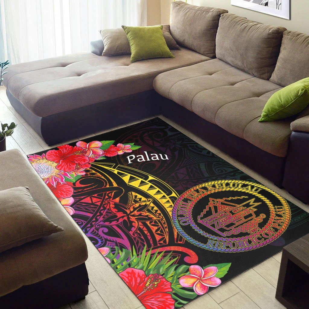 Palau Area Rug - Tropical Hippie Style - Vibe Hoodie Shop