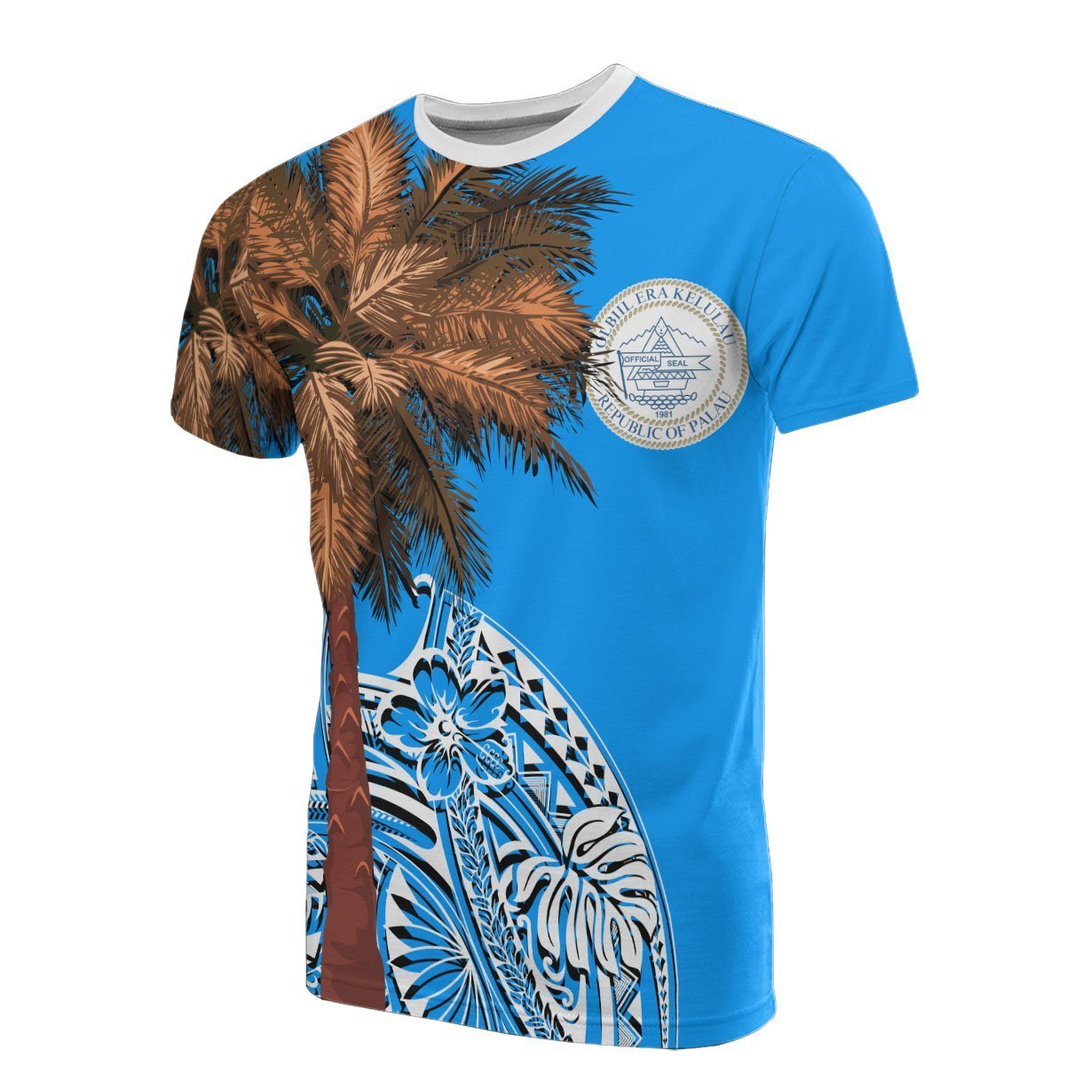 Vibe Hoodie Northern Mariana Islands All T shirt - Polynesian Palm Tree Flag - Vibe Hoodie Shop