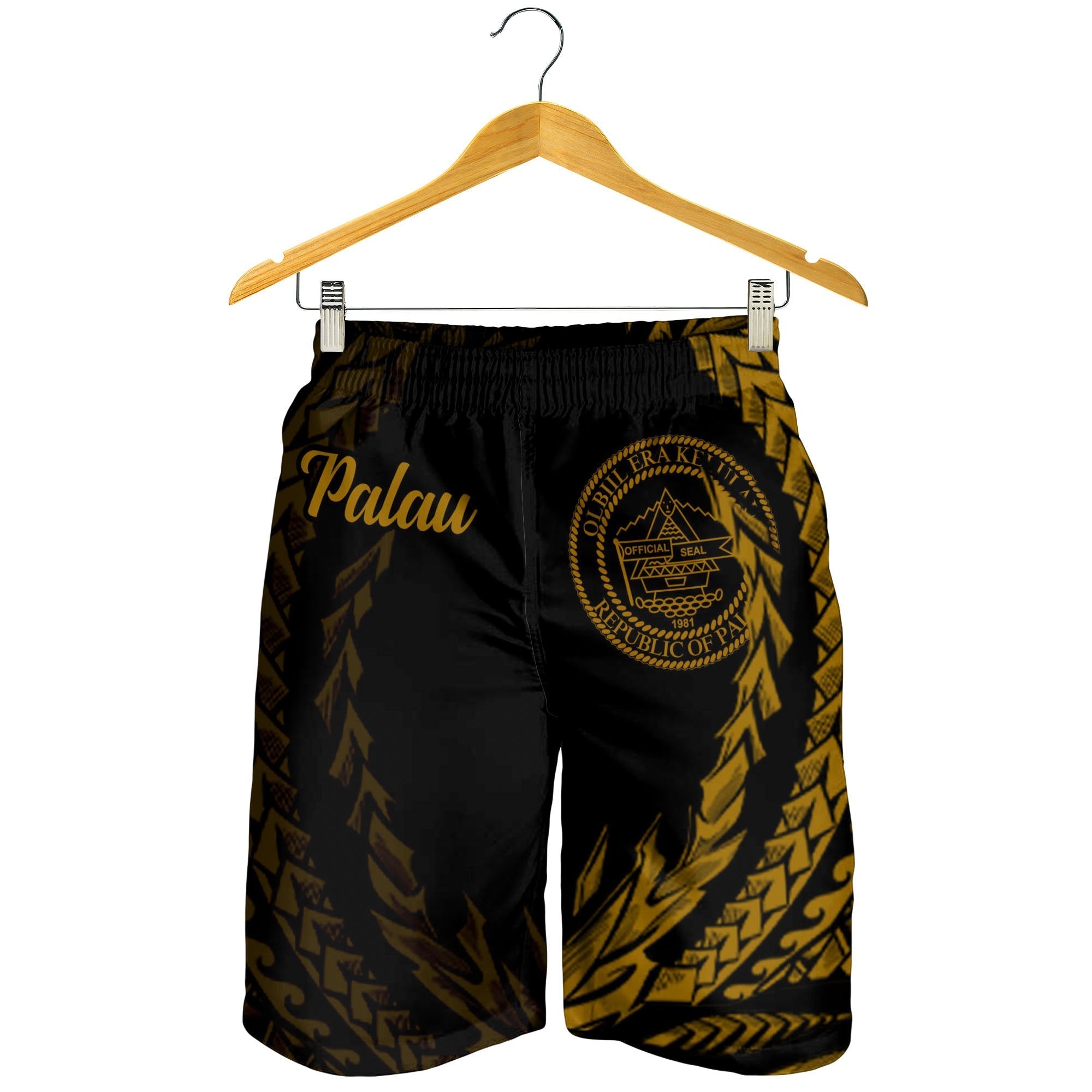 Palau Men's Shorts - Wings Style - Vibe Hoodie Shop