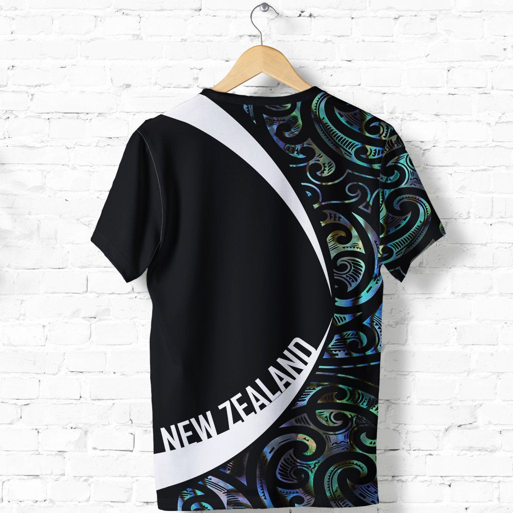 New Zealand Maori Shirt, Manaia Paua Shell T shirt - Vibe Hoodie Shop