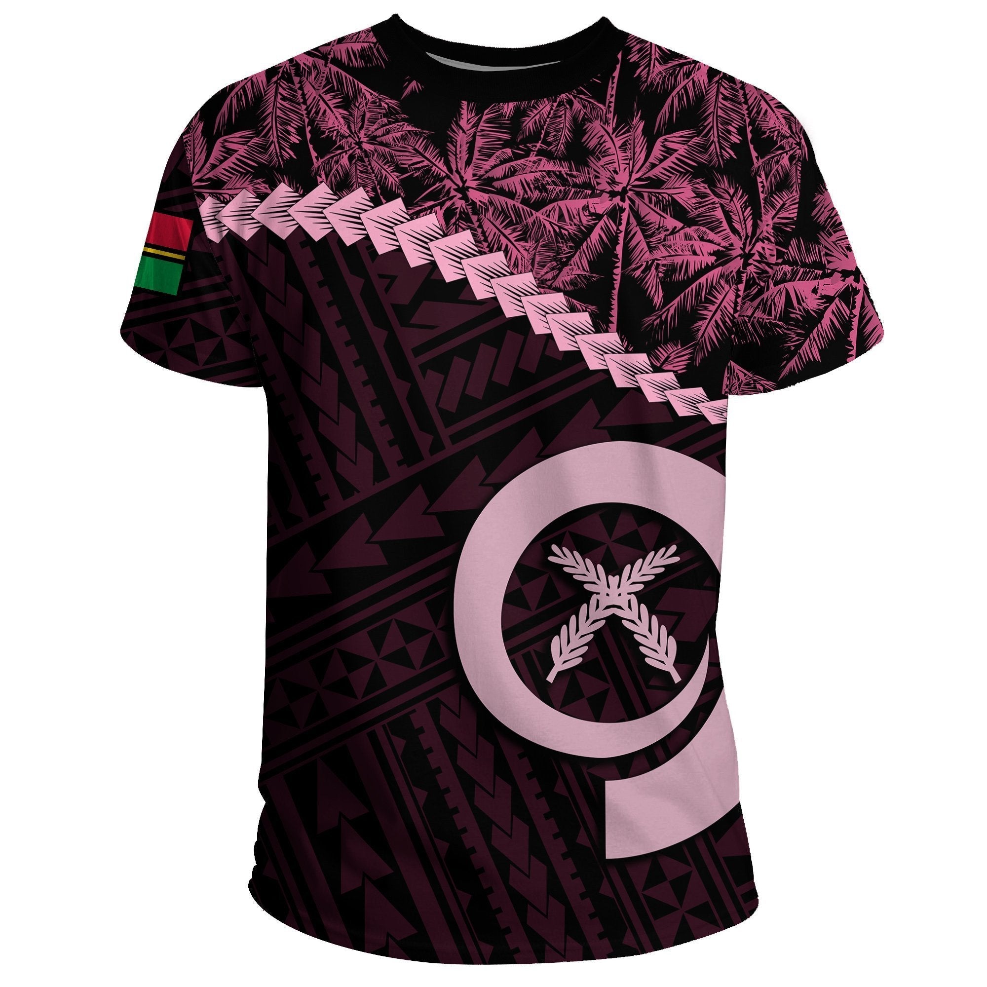 Vanuatu T shirt Pink Coconut No - Vibe Hoodie Shop