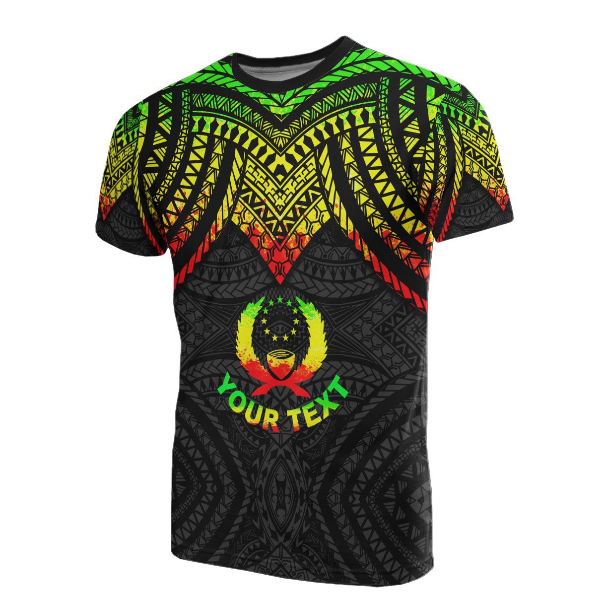 Vibe Hoodie Pohnpei Custom Personalised T shirt - Micronesian Pattern Reggae Armor Style - Vibe Hoodie Shop