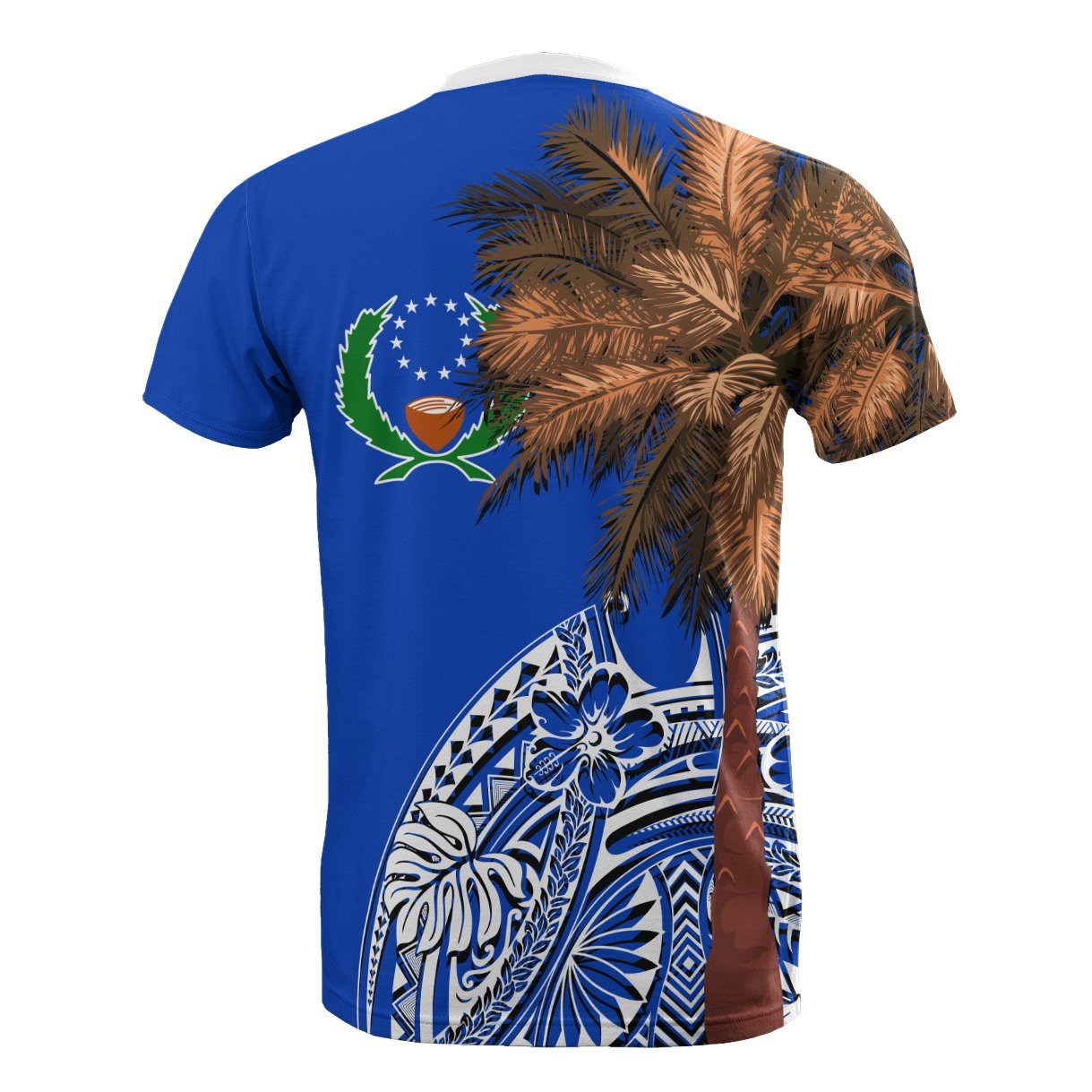 Vibe Hoodie Pohnpei T shirt - Micronesian Palm Tree Flag Version - Vibe Hoodie Shop