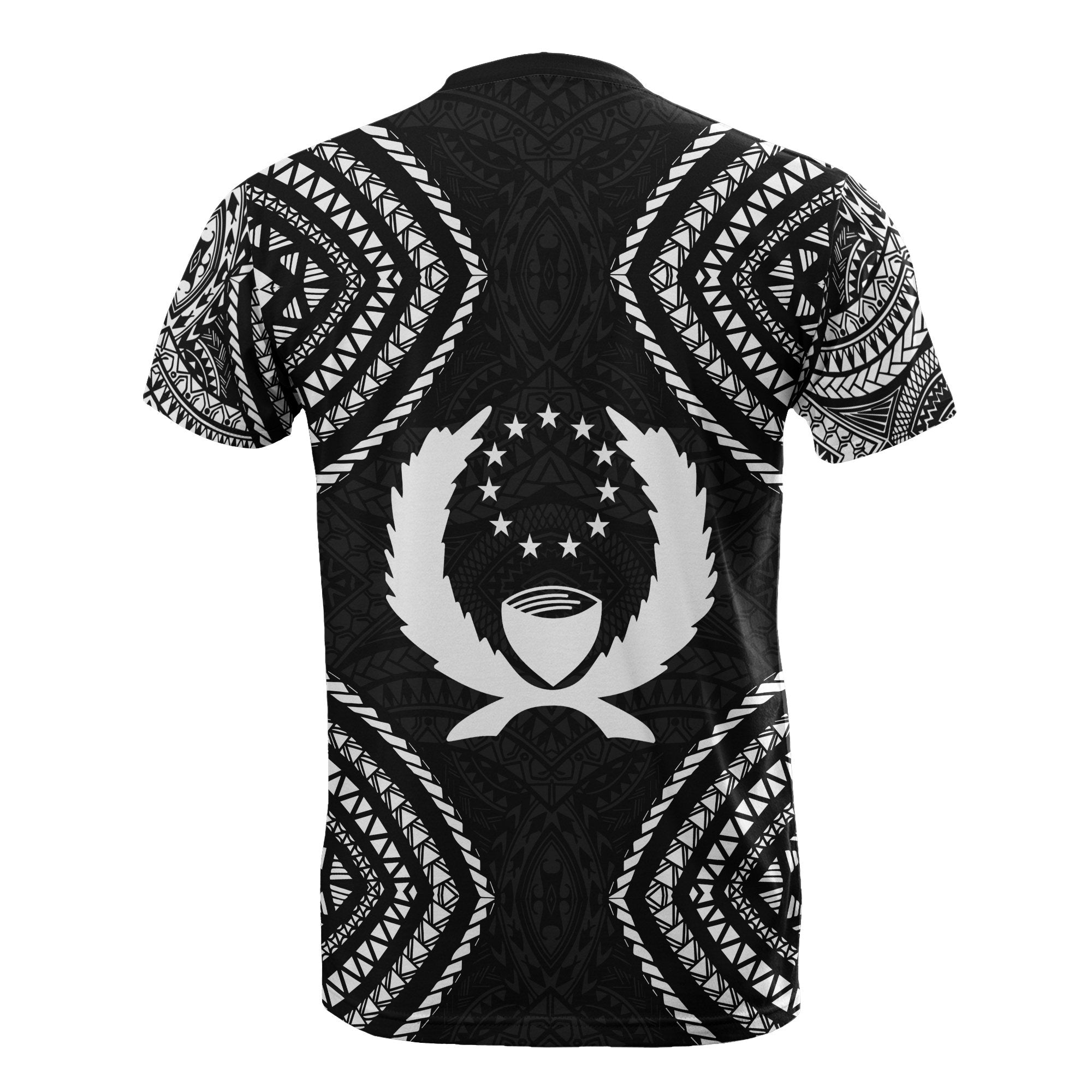 Vibe Hoodie Pohnpei Micronesia T shirt Black Warrior Style - Vibe Hoodie Shop