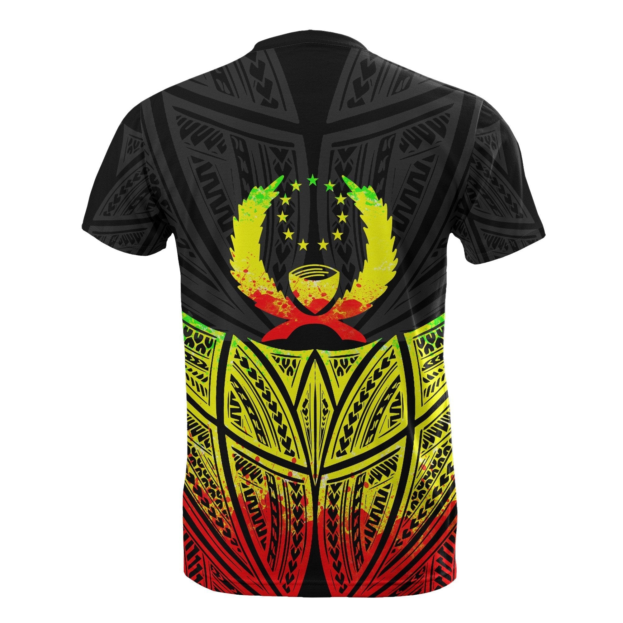 Vibe Hoodie Pohnpei Polynesian Custom Personalised T shirt Reggae Pride Map And Seal - Vibe Hoodie Shop