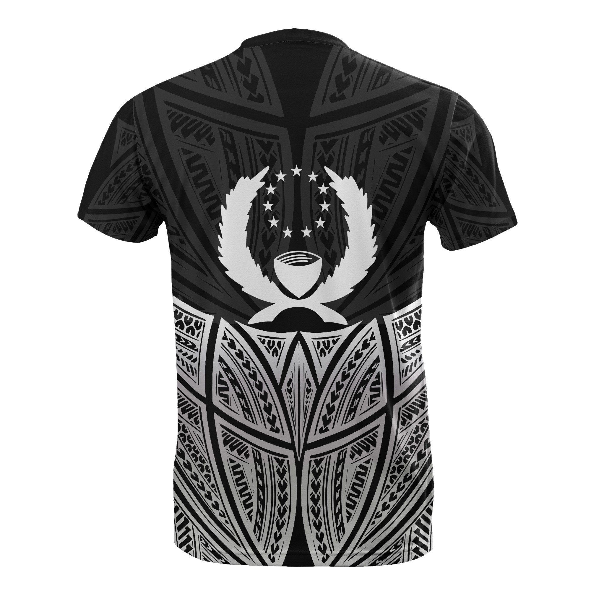 Vibe Hoodie Pohnpei Polynesian T shirt Black Pride Map And Seal - Vibe Hoodie Shop