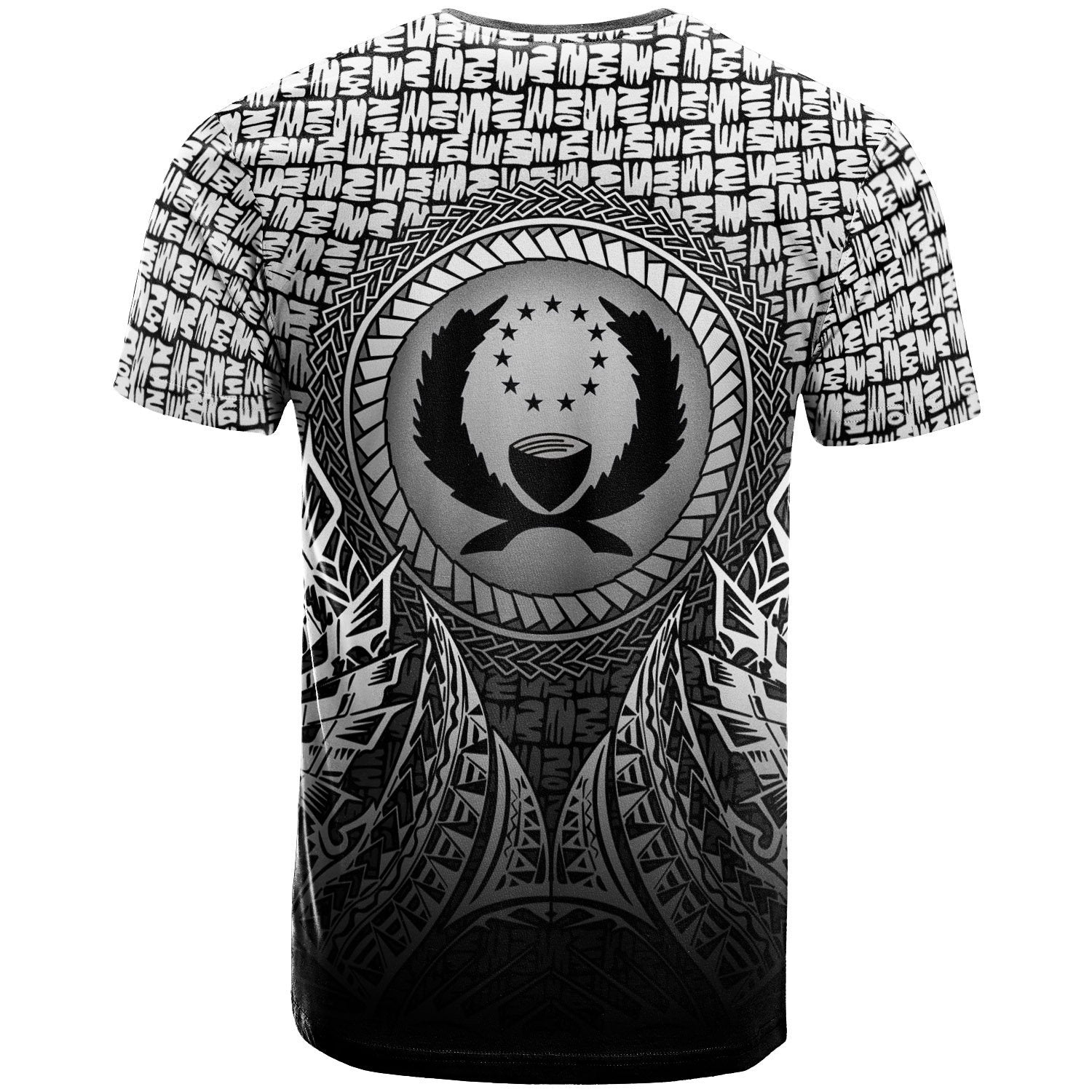 Vibe Hoodie Pohnpei Micronesian T shirt - Circle Pattern Black - Vibe Hoodie Shop