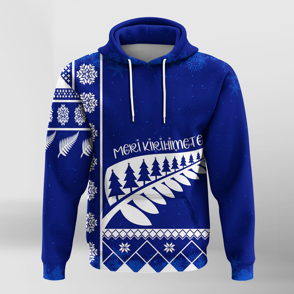 Aotearoa Kirihimete Phutukawa And Silver Fern Hoodie LT7 - Vibe Hoodie Shop