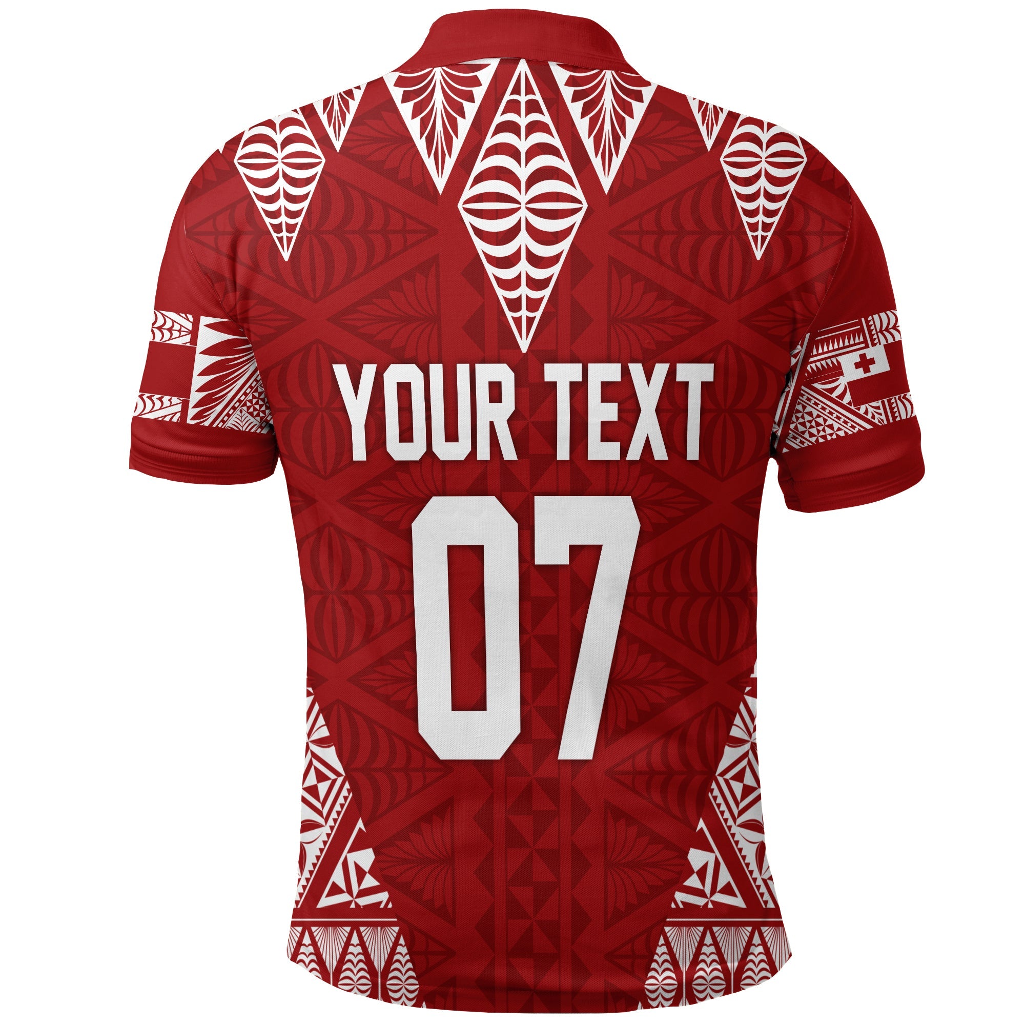 Personalised Tonga Rugby Polo Shirt Mate Ma'a Tonga Warriors - Vibe Hoodie Shop