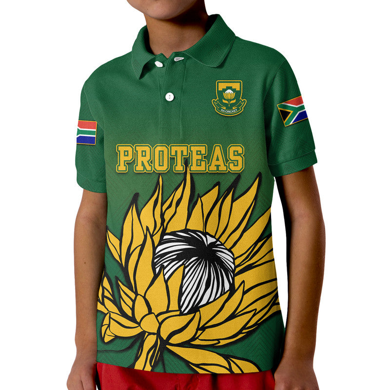 South Africa National Cricket Team Polo Shirt Proteas Sport Green Style LT9 - Vibe Hoodie Shop