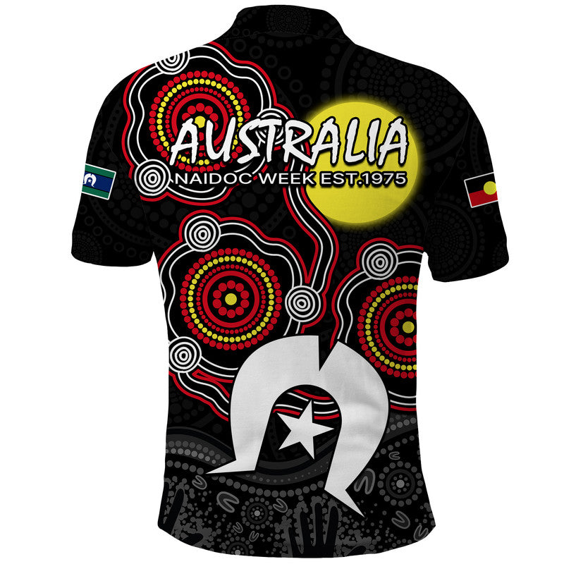 NAIDOC Polo Shirt Aboriginal and Torres Strait Islander LT9 - Vibe Hoodie Shop