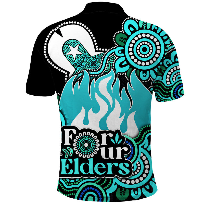 Brisbane Heat Cricket Polo Shirt NAIDOC Torres Strait For Our Elders LT9 - Vibe Hoodie Shop