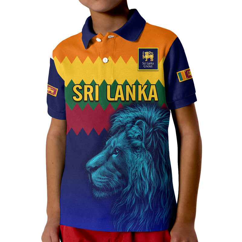 (Custom Personalised) Sri Lanka The Lions Cricket Polo Shirt LT9 - Vibe Hoodie Shop