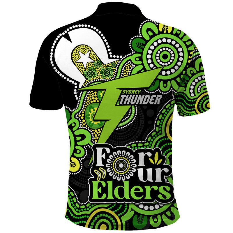 Sydney Thunder Cricket Polo Shirt NAIDOC Torres Strait For Our Elders LT9 - Vibe Hoodie Shop