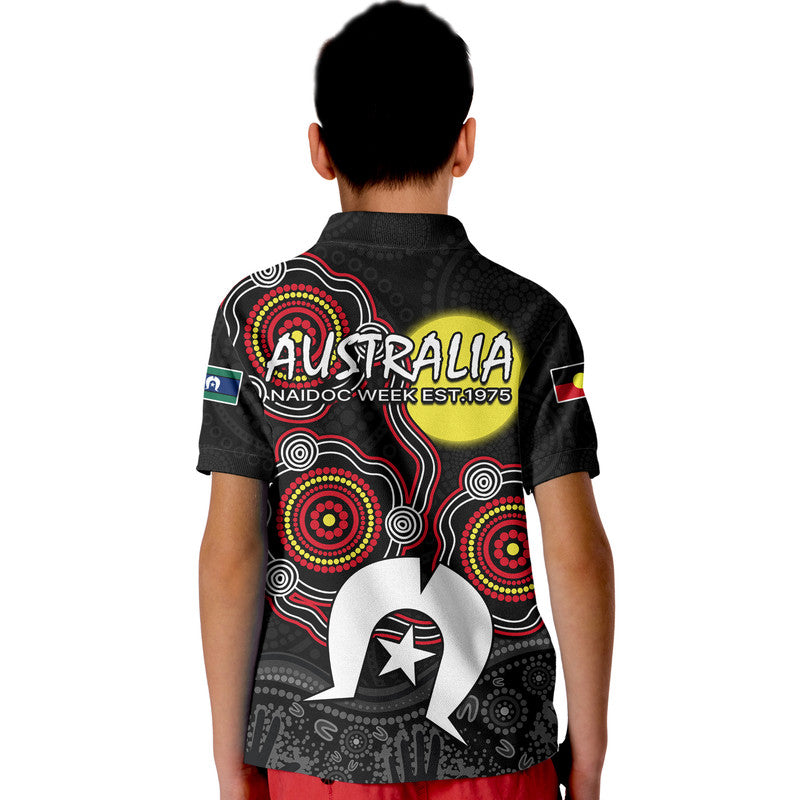 NAIDOC Polo Shirt Aboriginal and Torres Strait Islander LT9 - Vibe Hoodie Shop