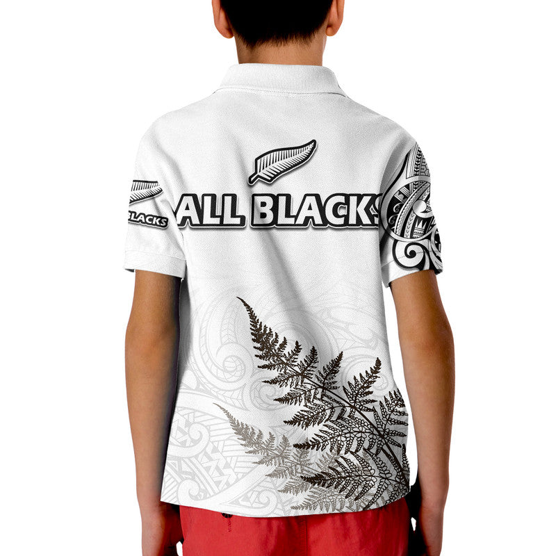 New Zealand Silver Fern Rugby Polo Shirt Maori Ethics Style LT9 - Vibe Hoodie Shop