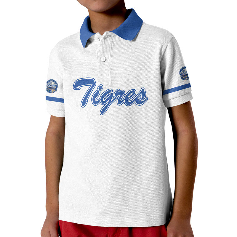 (Custom Personalised) Dominican Tigres del Licey Kid Polo Shirt Authentic No1 - Vibe Hoodie Shop