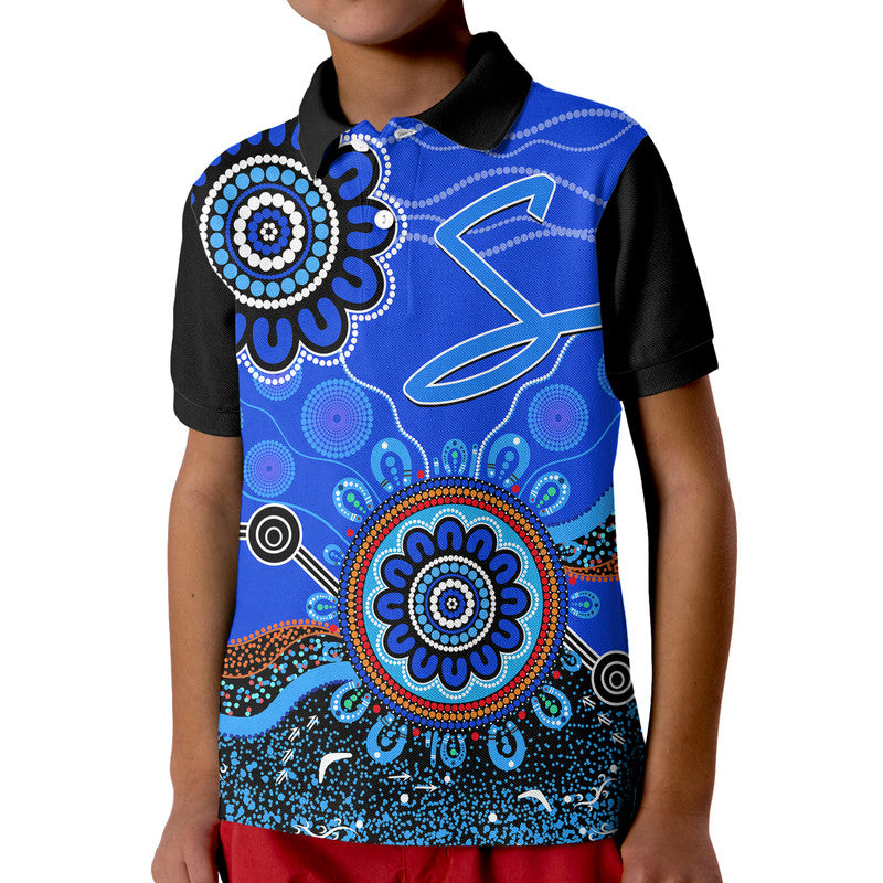 (Custom Personalised) Adelaide Strikers Kid Polo Shirt Cricket Indigenous Aboriginal - Vibe Hoodie Shop