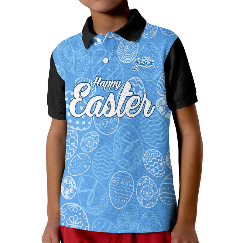 (Custom Personalised) Adelaide Strikers Cricket Happy Easter Day Kid Polo Shirt Simple Style - Vibe Hoodie Shop