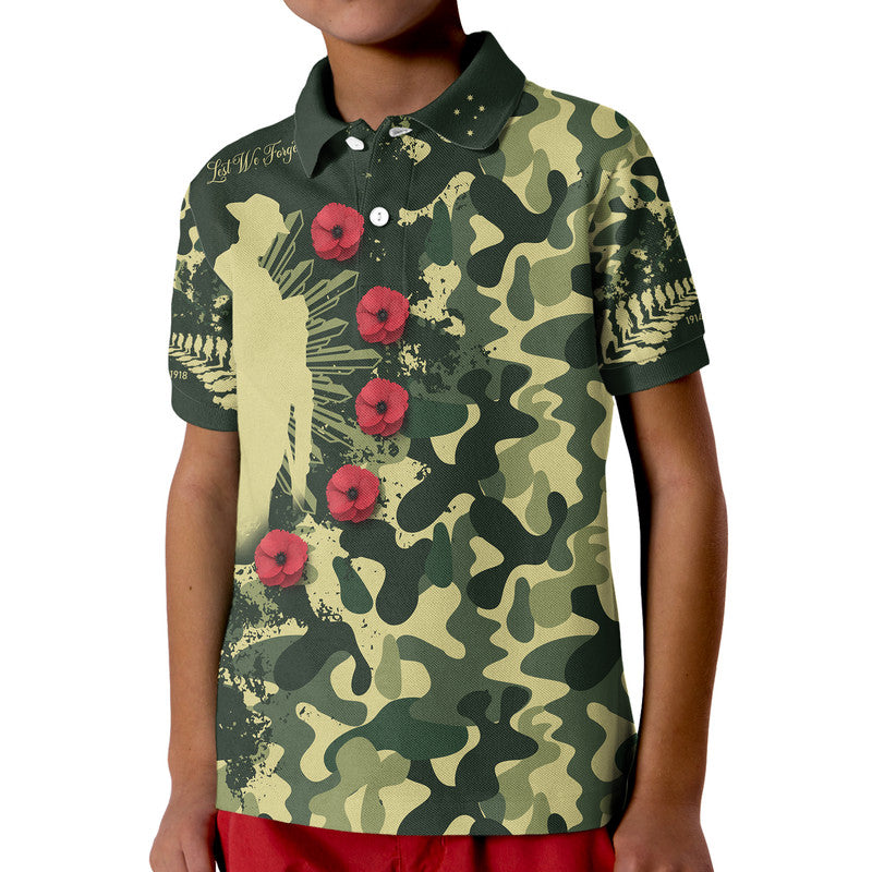 Australia ANZAC Mix Camouflage Polo Shirt LT9 - Vibe Hoodie Shop