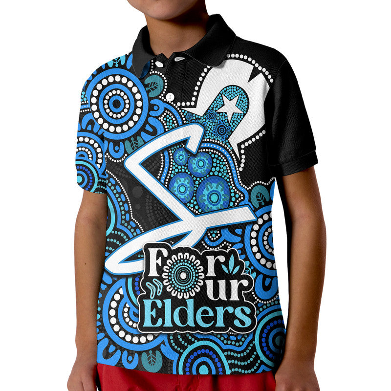 (Custom Personalised) Adelaide Strikers Cricket Kid Polo Shirt NAIDOC Torres Strait For Our Elders - Vibe Hoodie Shop