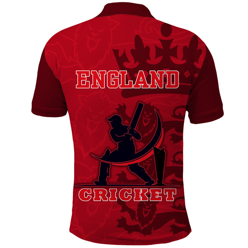 England Lions Cricket Champions Men's T20 World Cup 2022 Polo Shirt LT9 - Vibe Hoodie Shop