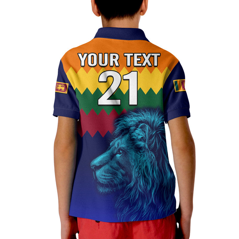 (Custom Personalised) Sri Lanka The Lions Cricket Polo Shirt LT9 - Vibe Hoodie Shop