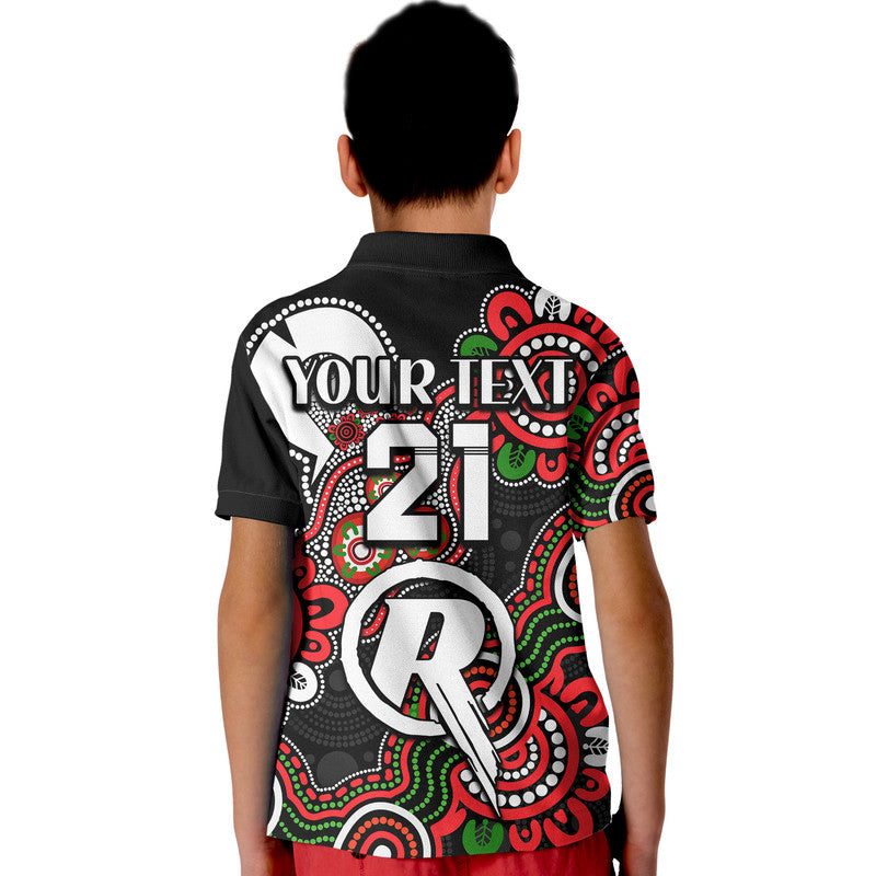 (Custom Personalised) Melbourne Renegades Cricket Kid Polo Shirt NAIDOC Torres Strait For Our Elders - Vibe Hoodie Shop