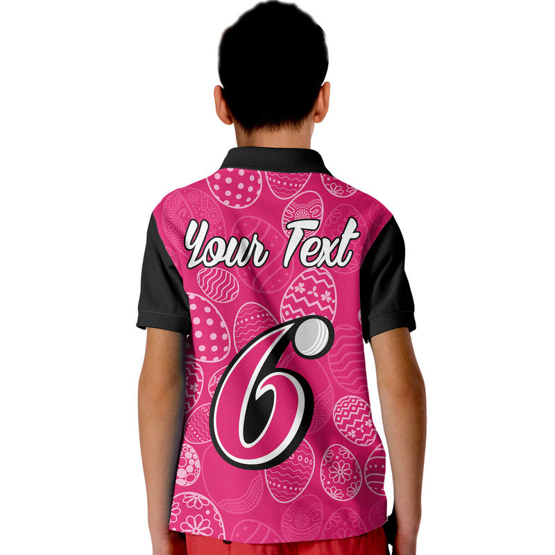 (Custom Personalised) Sydney Sixers Cricket Happy Easter Day Kid Polo Shirt Simple Style - Vibe Hoodie Shop