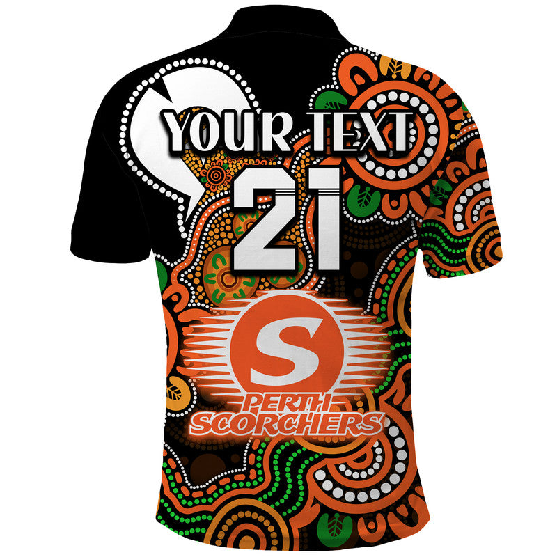 (Custom Personalised) Perth Scorchers Cricket Polo Shirt NAIDOC Torres Strait For Our Elders LT9 - Vibe Hoodie Shop