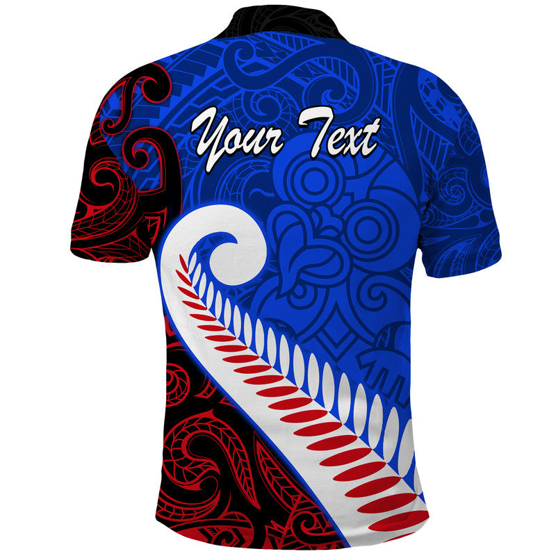 (Custom Personalised) Waitangi Day Polo Shirt Aotearoa Hei Tiki Silver Fern LT9 - Vibe Hoodie Shop