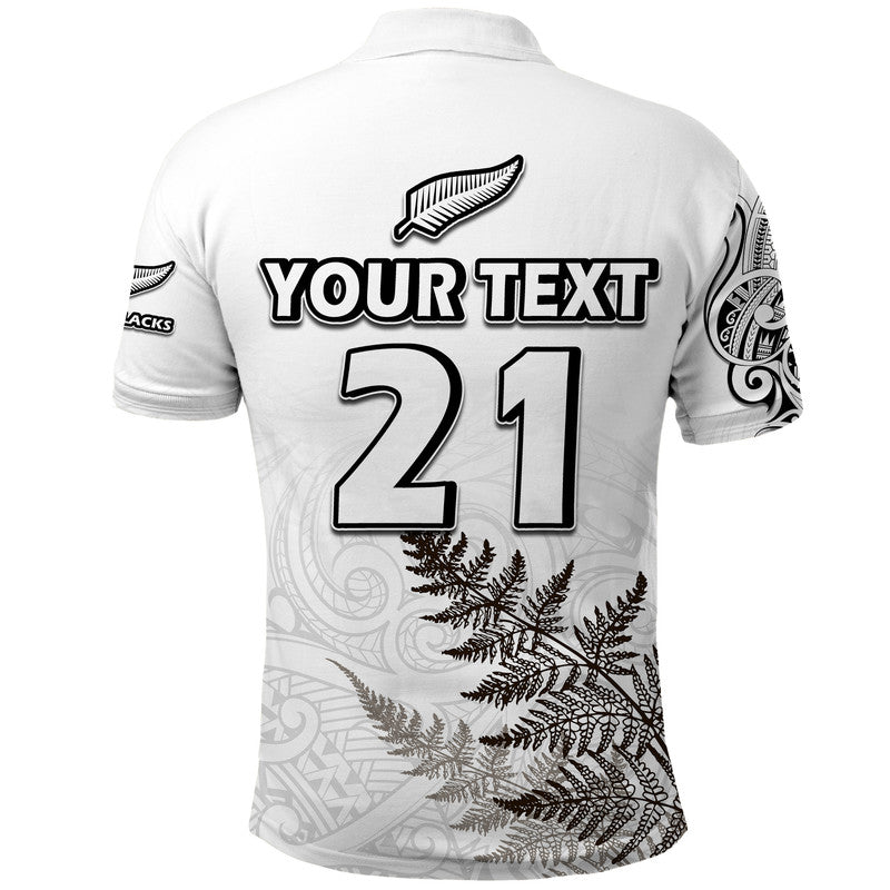 (Custom Personalised) New Zealand Silver Fern Rugby Polo Shirt Maori Ethics Style LT9 - Vibe Hoodie Shop