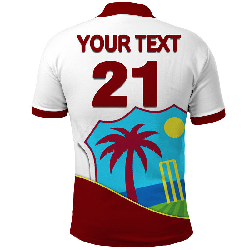 (Custom Personalised) West Indies Windie Cricket Polo Shirt LT9 - Vibe Hoodie Shop