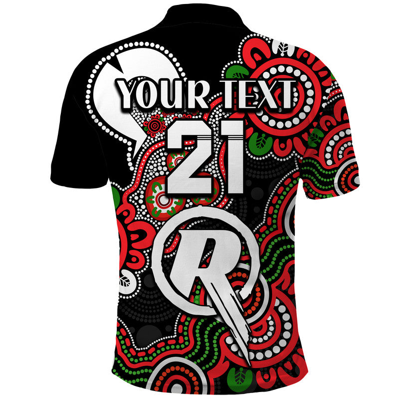 (Custom Personalised) Melbourne Renegades Cricket Polo Shirt NAIDOC Torres Strait For Our Elders LT9 - Vibe Hoodie Shop