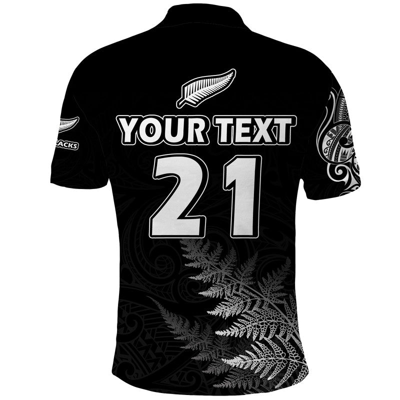 (Custom Personalised) New Zealand Silver Fern Rugby Polo Shirt Maori Ethics Style LT9 - Vibe Hoodie Shop