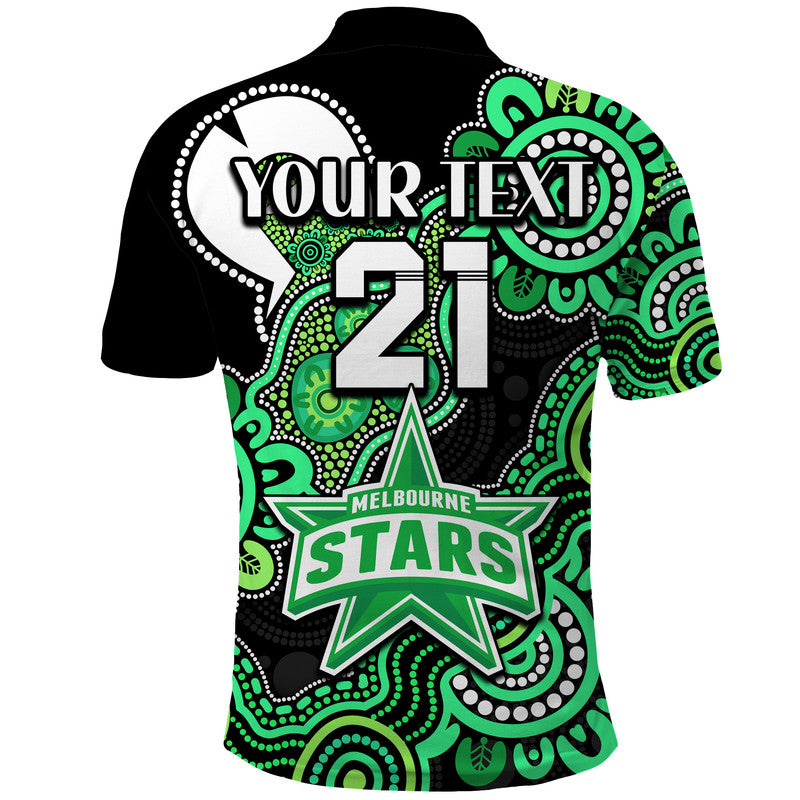 (Custom Personalised) Melbourne Stars Cricket Polo Shirt NAIDOC Torres Strait For Our Elders LT9 - Vibe Hoodie Shop