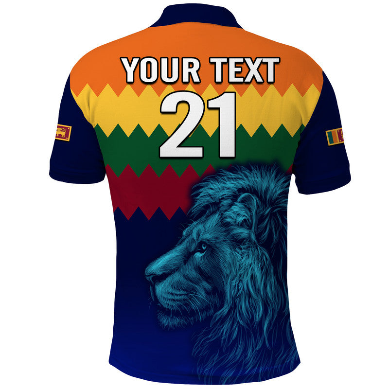 (Custom Personalised) Sri Lanka The Lions Cricket Polo Shirt LT9 - Vibe Hoodie Shop