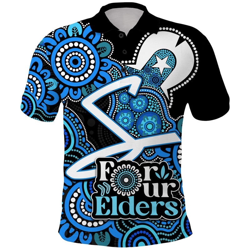 Adelaide Strikers Cricket Polo Shirt NAIDOC Torres Strait For Our Elders LT9 - Vibe Hoodie Shop