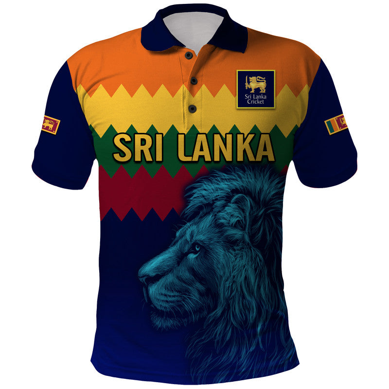 (Custom Personalised) Sri Lanka The Lions Cricket Polo Shirt LT9 - Vibe Hoodie Shop