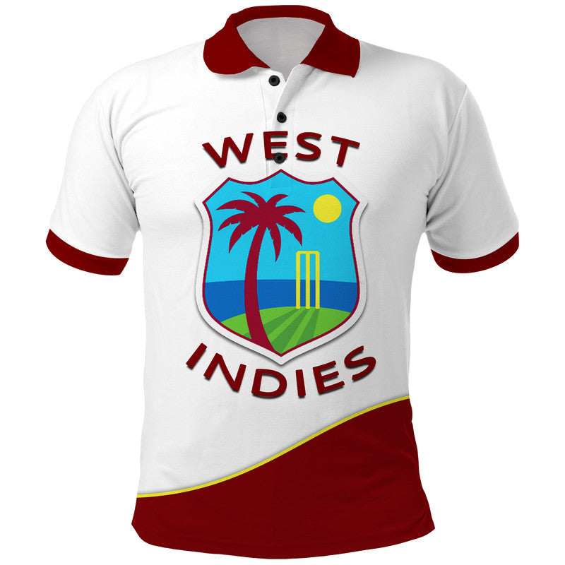 (Custom Personalised) West Indies Windie Cricket Polo Shirt LT9 - Vibe Hoodie Shop