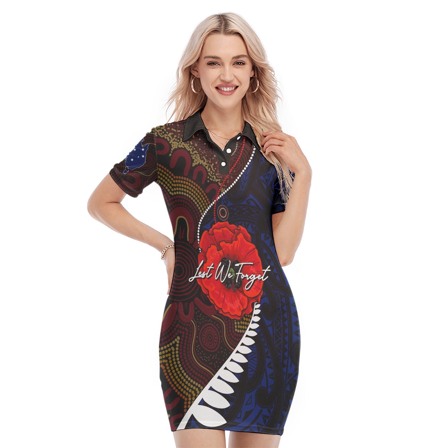 custom-personalised-aboriginal-mix-maori-anzac-day-polo-dress-lest-we-forget-lt7