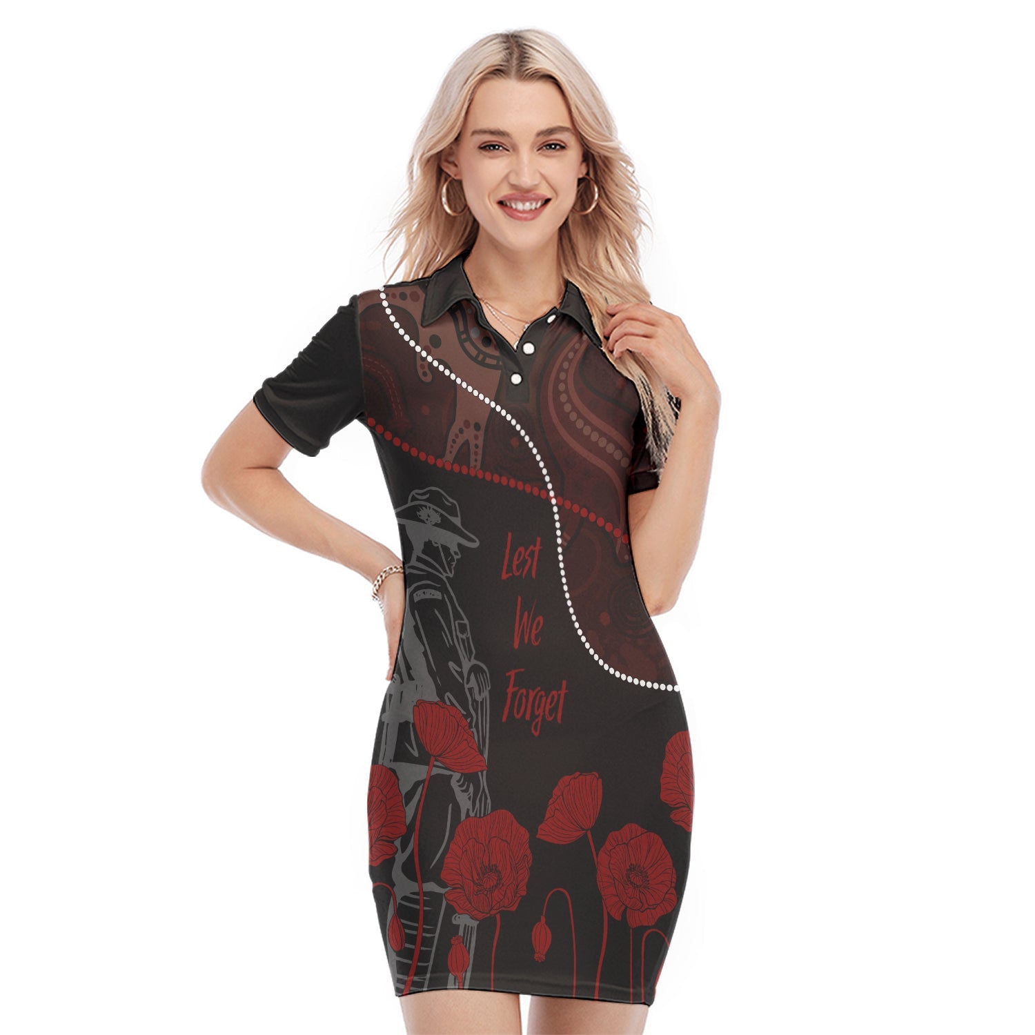 australia-anzac-day-polo-dress-aboriginal-art-with-poppies-lt7