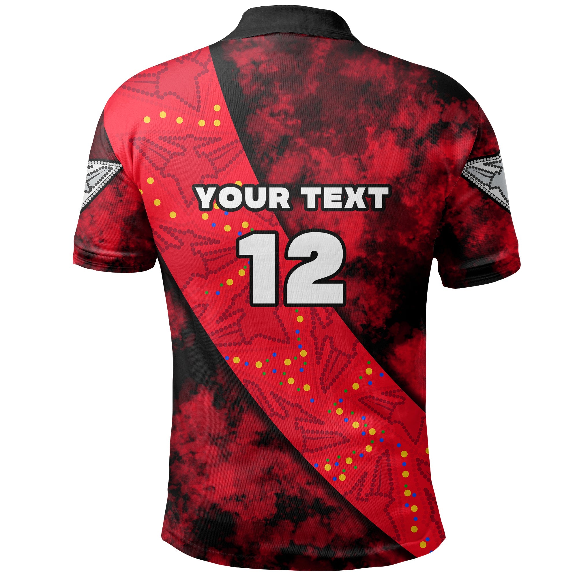 (Custom Personalised) Bombers NAIDOC Week Polo Shirt Essendon Aboriginal Special Version LT16 - Vibe Hoodie Shop