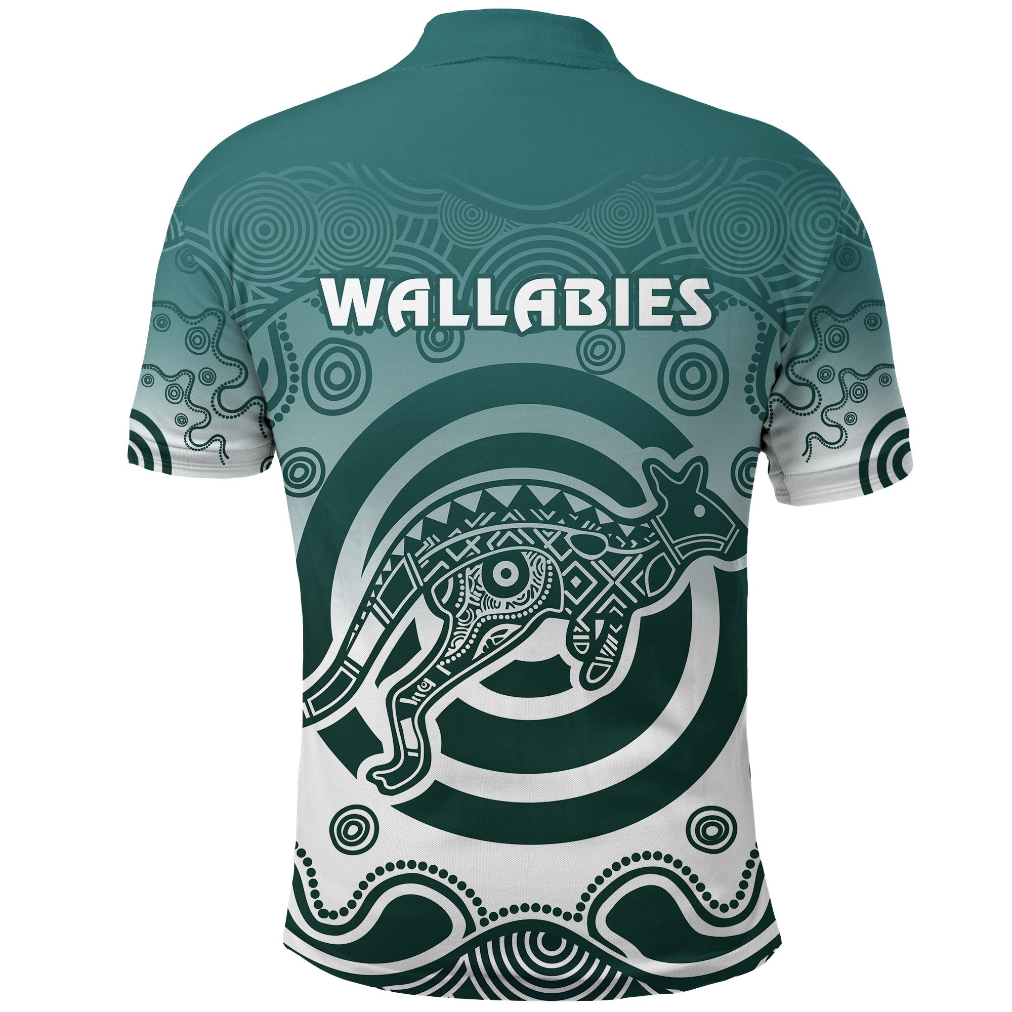(Custom Personalised) Wallabies Polo Shirt Brilliant Future Wallaby - Vibe Hoodie Shop