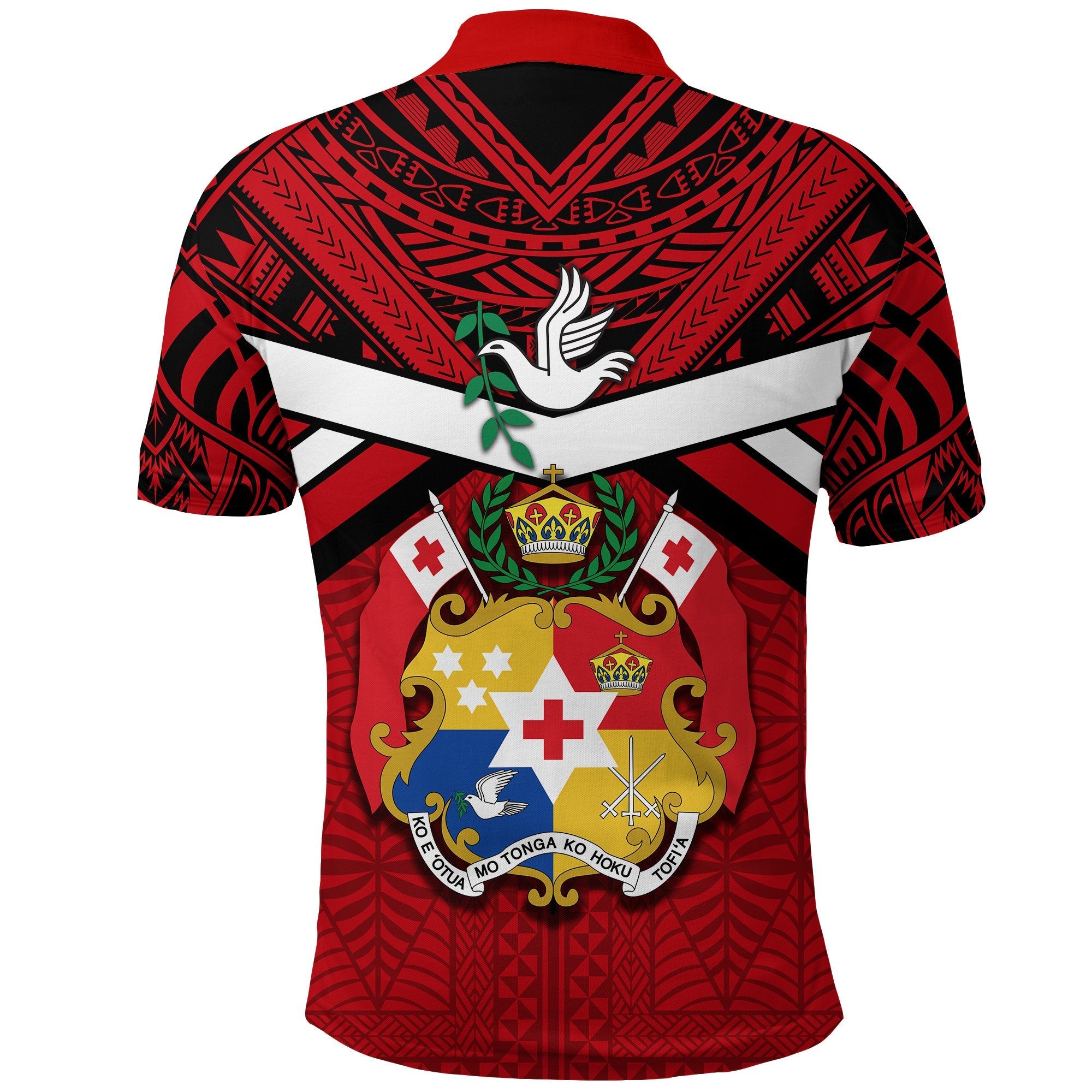 Tonga Rugby Polo Shirt - Mate Ma'a Tonga - Vibe Hoodie Shop